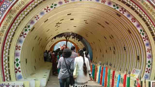 Victory on devil Durga Puja | विजय का पर्व 4 durga-puja-pandal-decoration