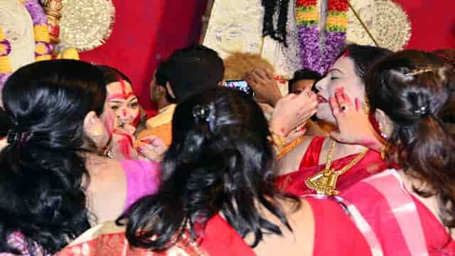 Victory on devil Durga Puja | विजय का पर्व 6 sindur-khela-dura-puja