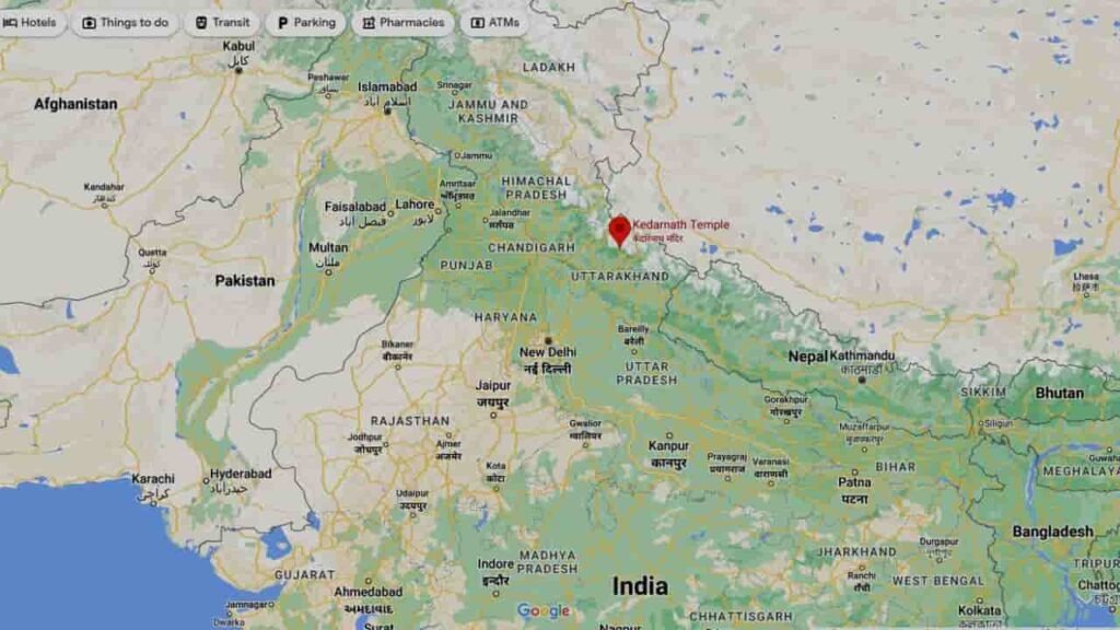 Kedarnath Jyotirlinga | केदारनाथ ज्योतिर्लिंग 1 kedarnath-jyotirlinga-temple-location
